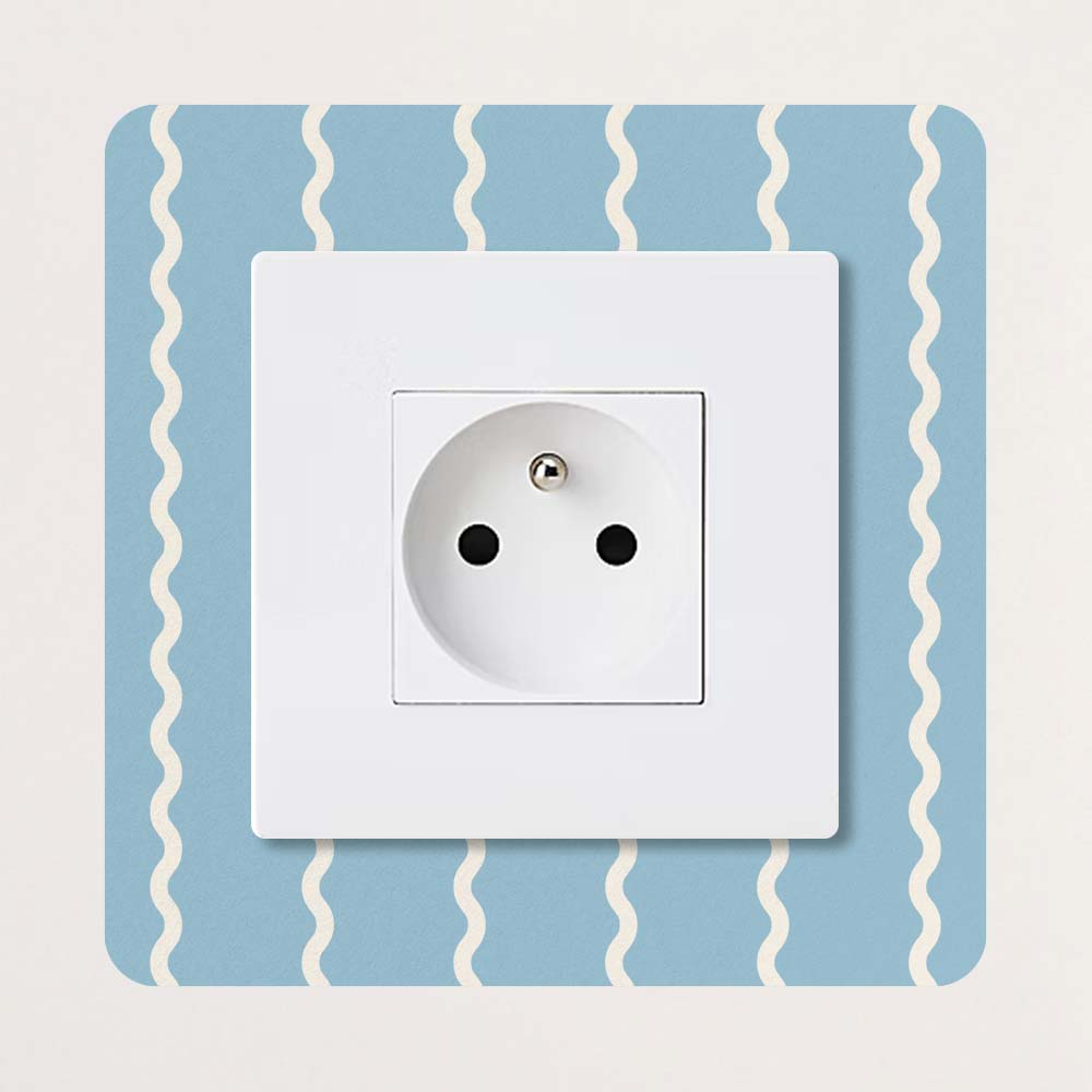Décoration pour prises et interrupteurs Rayures