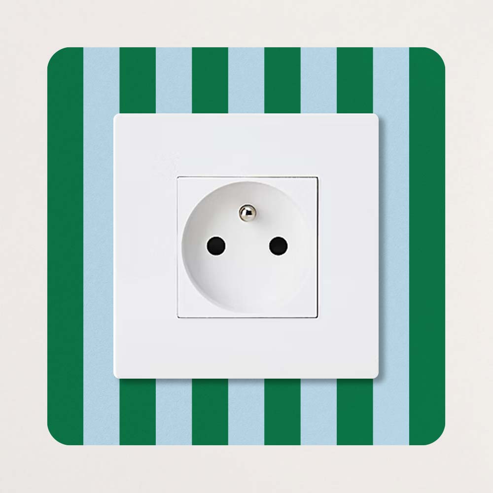 Décoration pour prises et interrupteurs Rayures