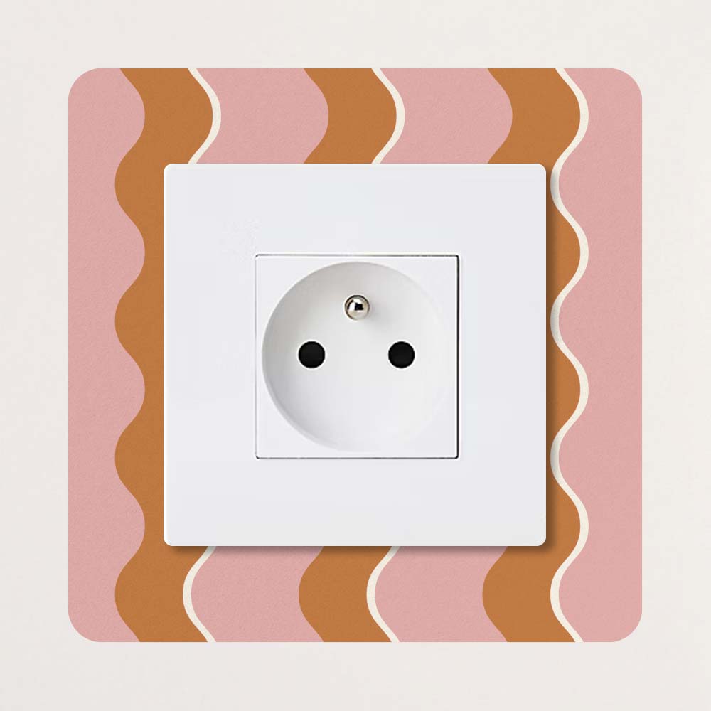 Décoration pour prises et interrupteurs Rayures