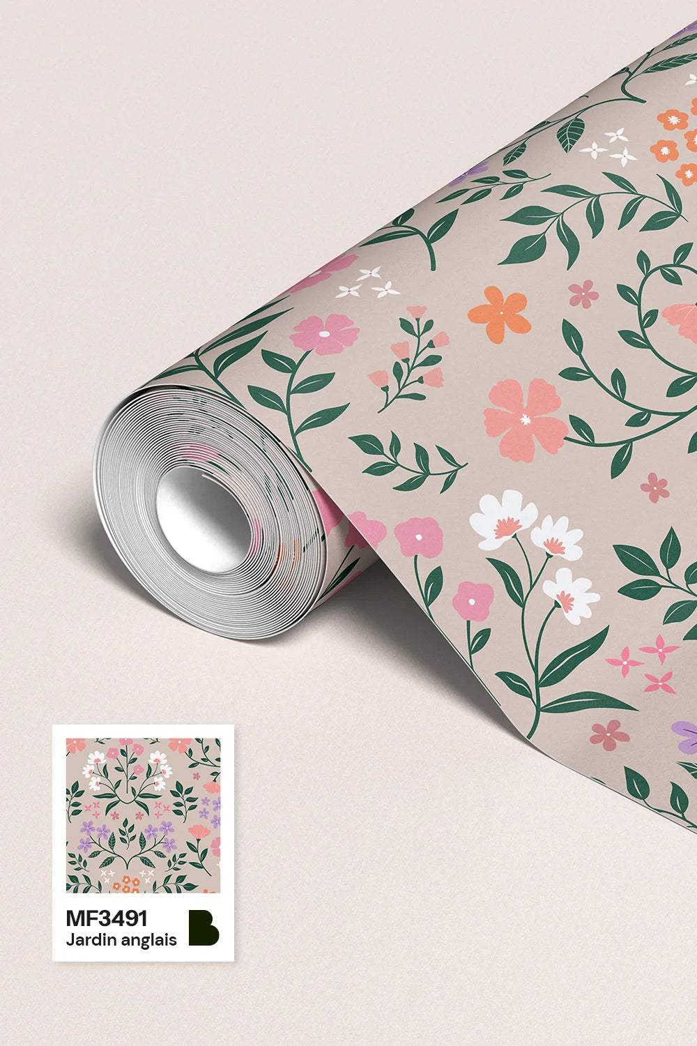 MF3491 | Papier peint Jardin anglais