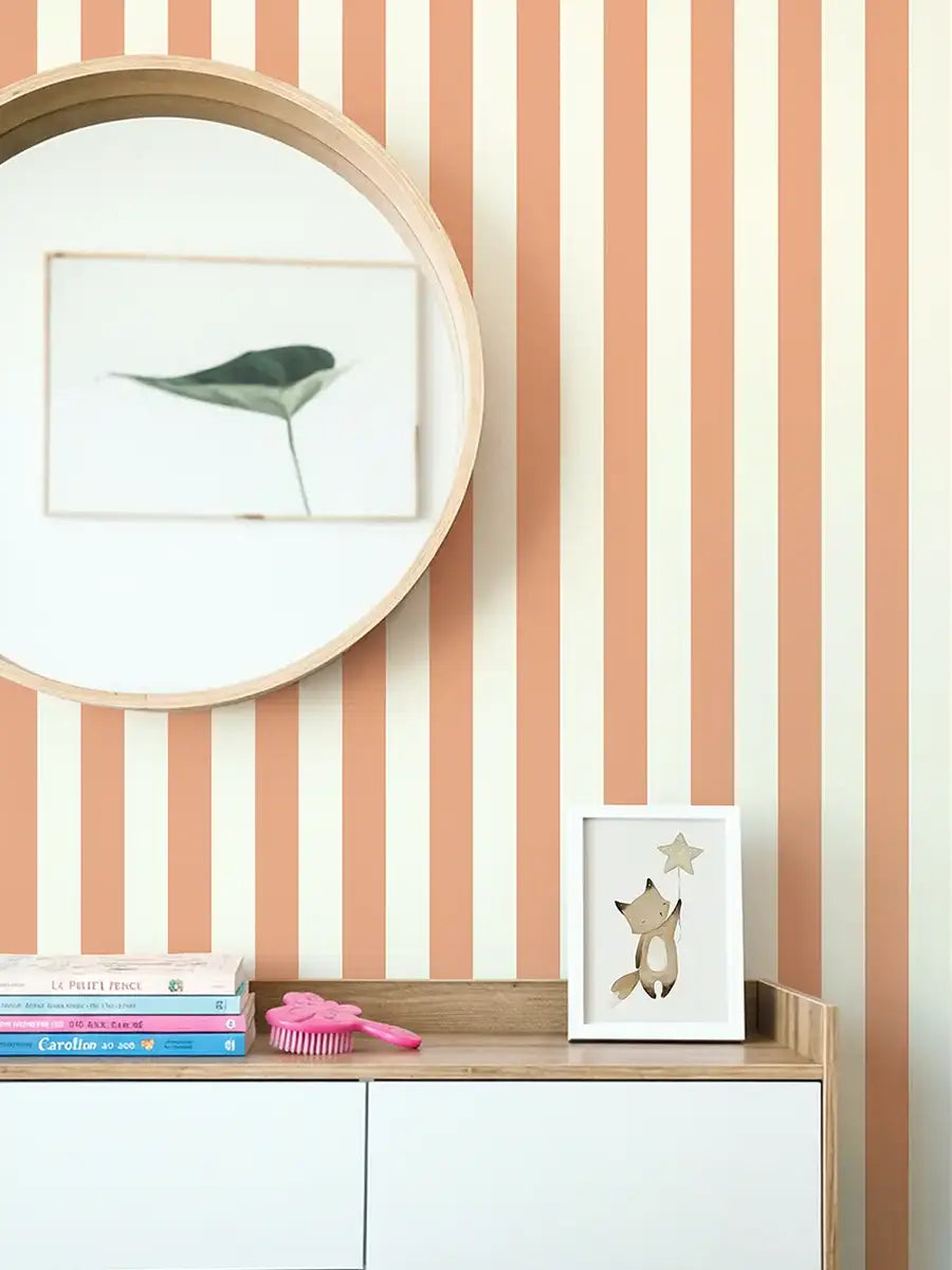 Papier peint Rayures sur mesure