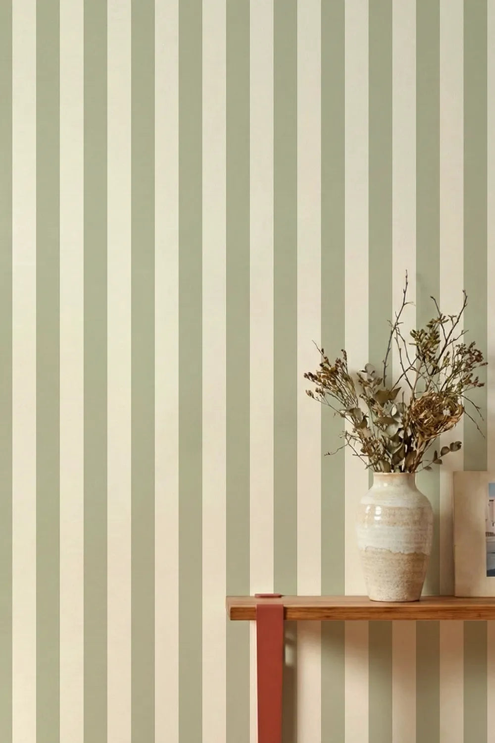 MG0104 | Papier peint Rayures Vert Matcha