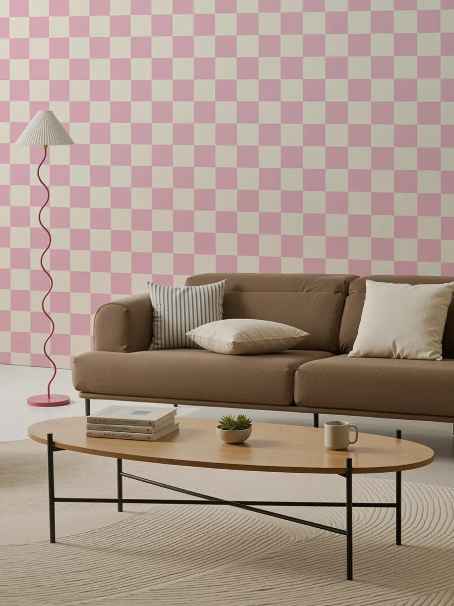 Papier peint Damier sur mesure