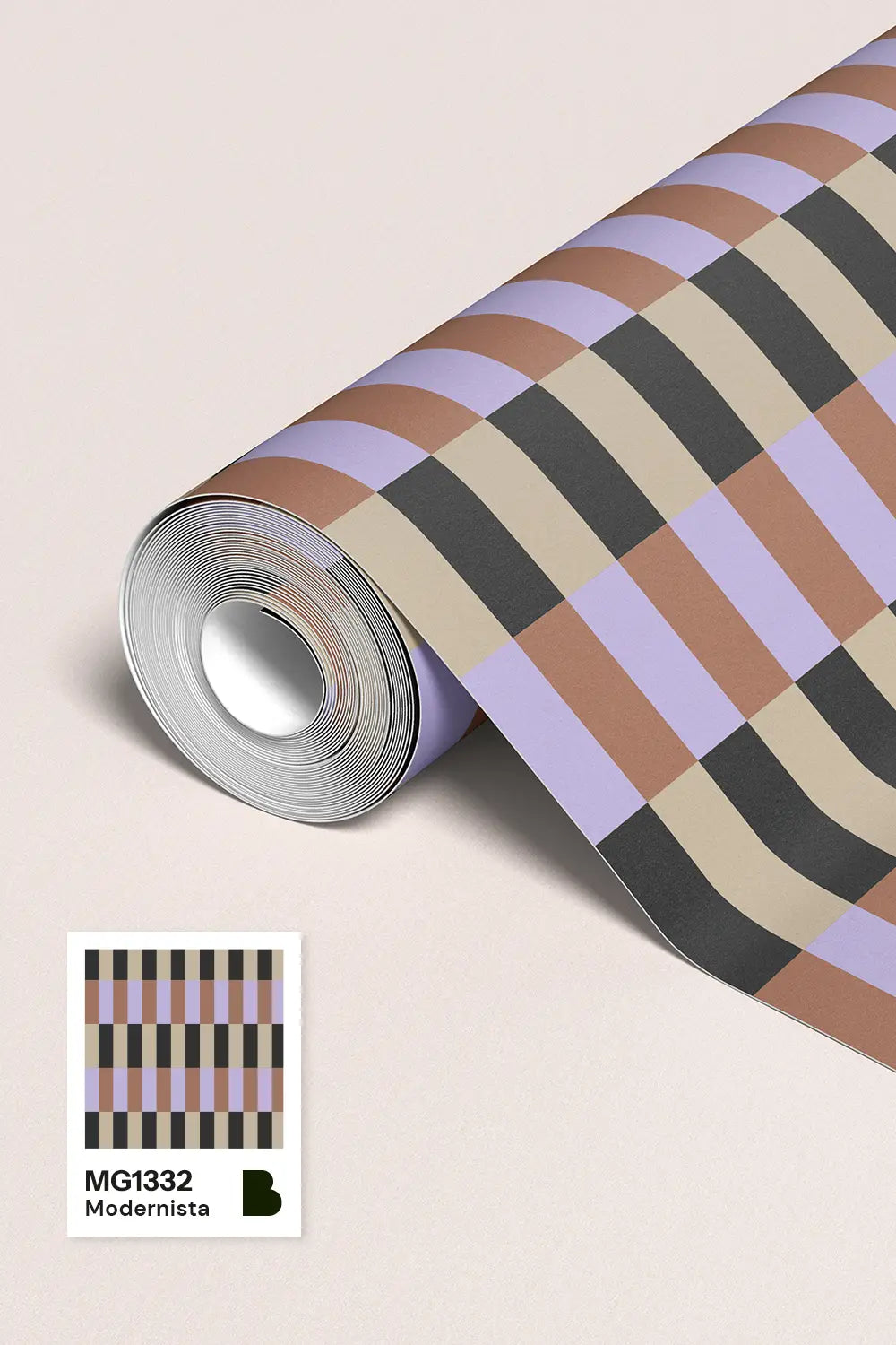 Papier peint Modernista Moka