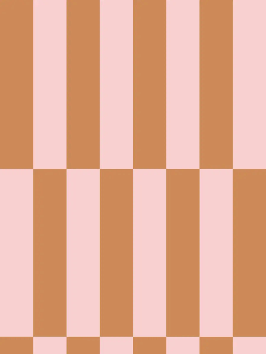 Papier peint Tempo Ocre & Rose Argile