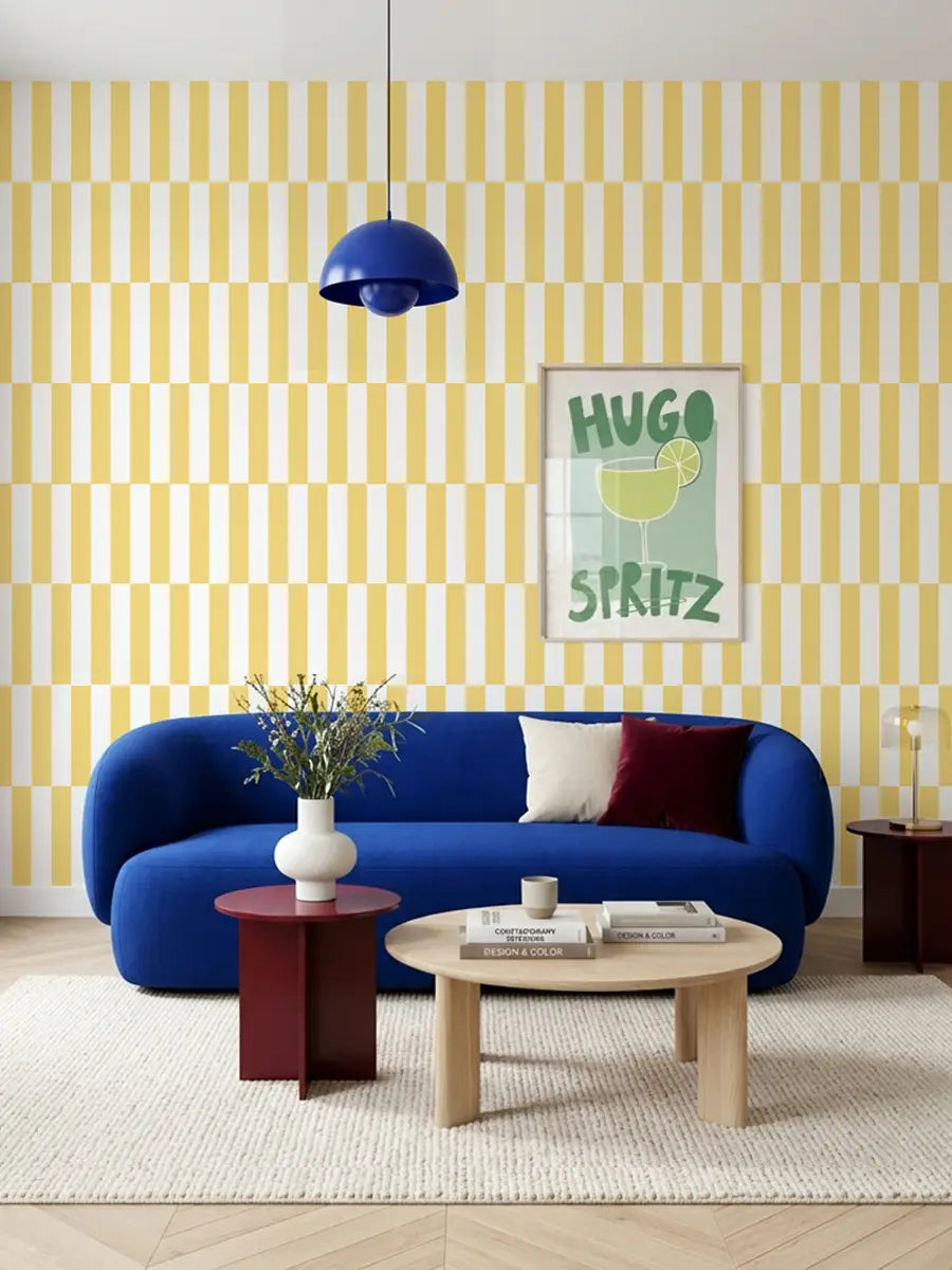 Papier peint Tempo Jaune