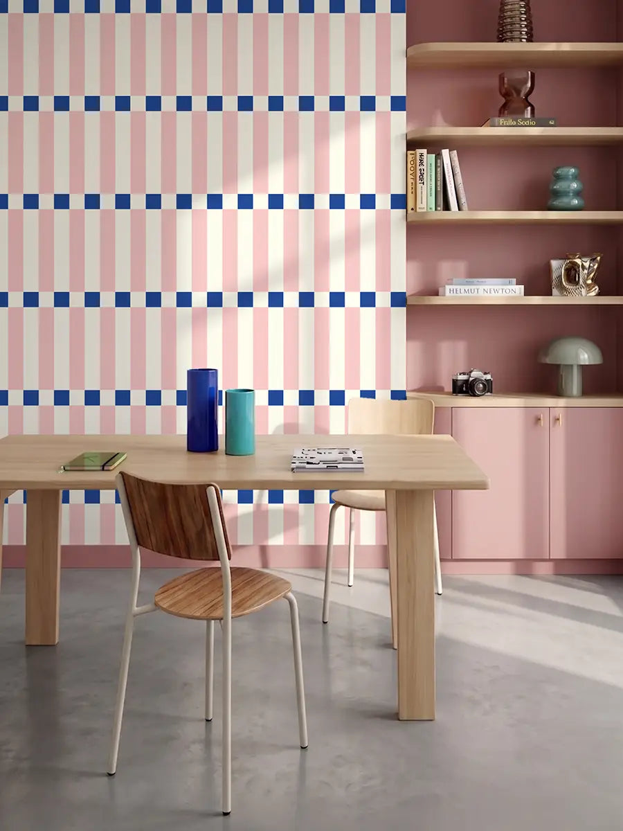 Papier peint Damier Graphique