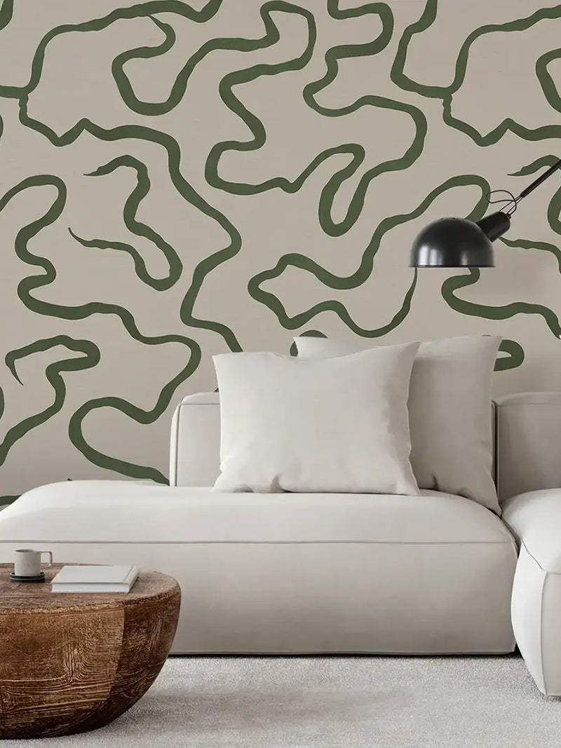 Papier peint Sinua sur mesure