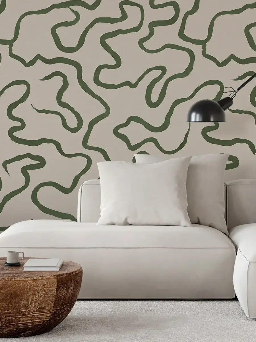 Papier peint Sinua sur mesure