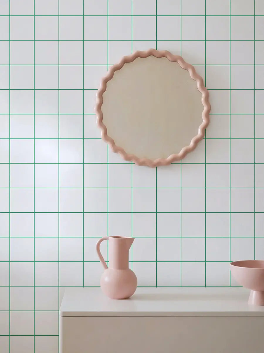 Papier peint Carreaux Vert électrique