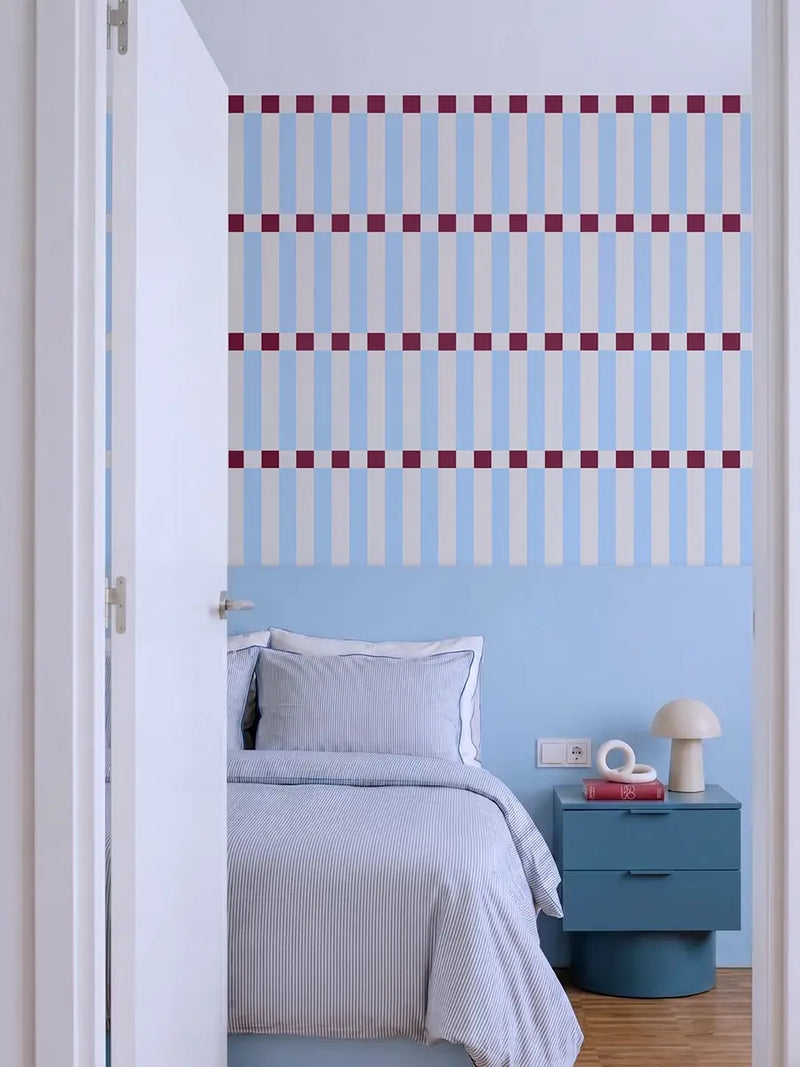 Papier peint Damier graphique