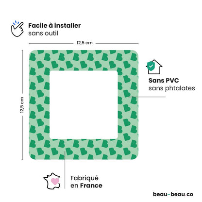 Décoration pour prises et interrupteurs Rayures