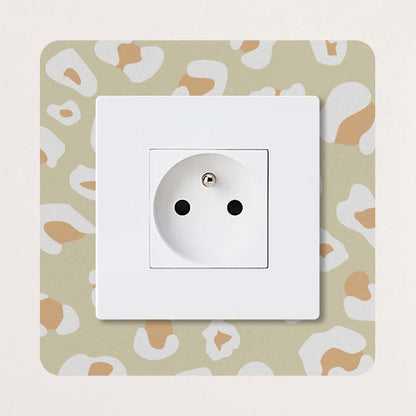 Décoration pour prises et interrupteurs Leopard