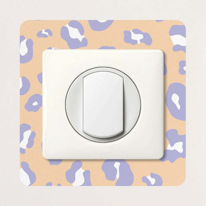 Décoration pour prises et interrupteurs Leopard