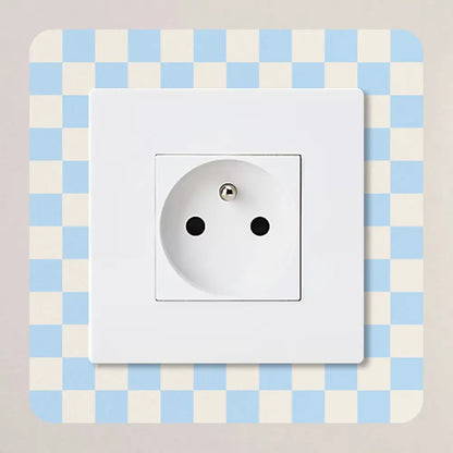 Décoration pour prises et interrupteurs Damier