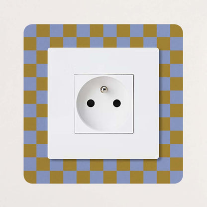 Décoration pour prises et interrupteurs Damier