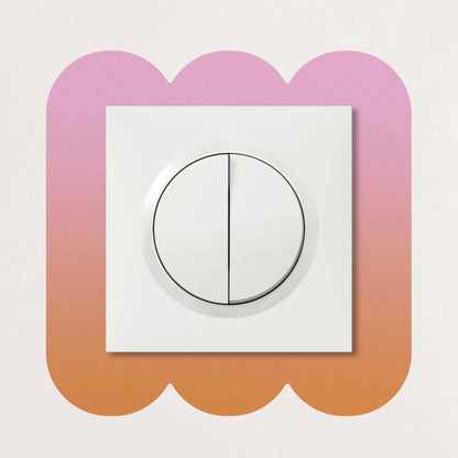 Décoration pour prises et interrupteurs en dégradé