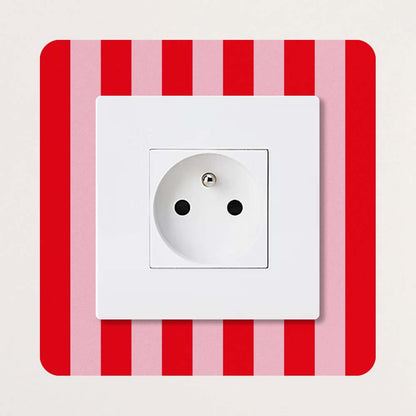 Décoration pour prises et interrupteurs Rayures