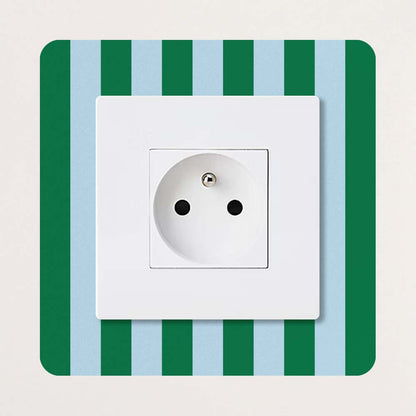 Décoration pour prises et interrupteurs Rayures
