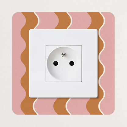 Décoration pour prises et interrupteurs Rayures