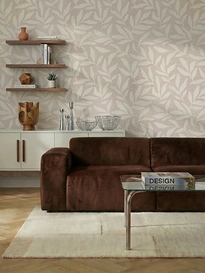 Papier peint feuilles Neora sur mesure