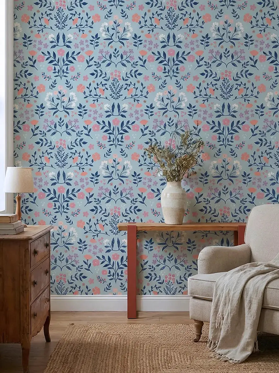 Papier peint Jardin Anglais sur mesure