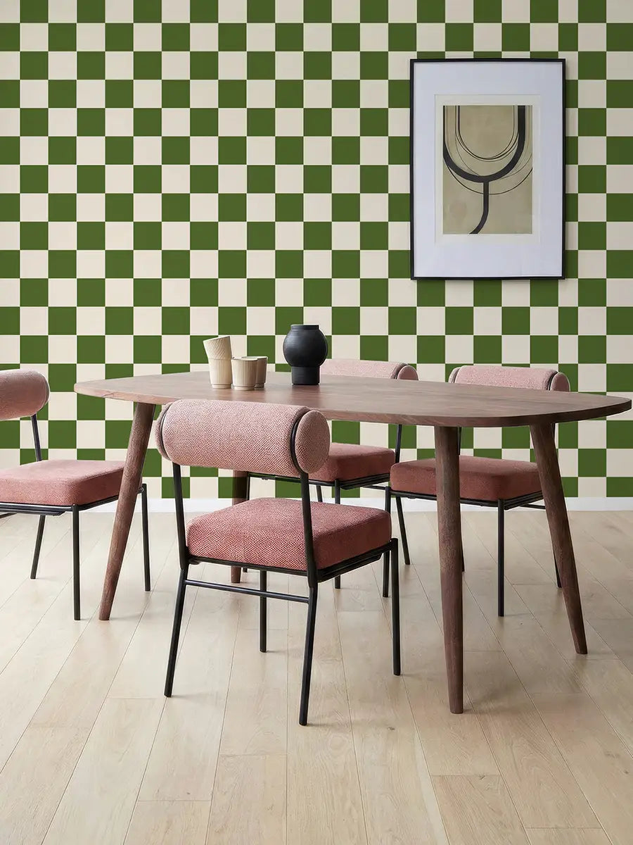 Papier peint Damier sur mesure