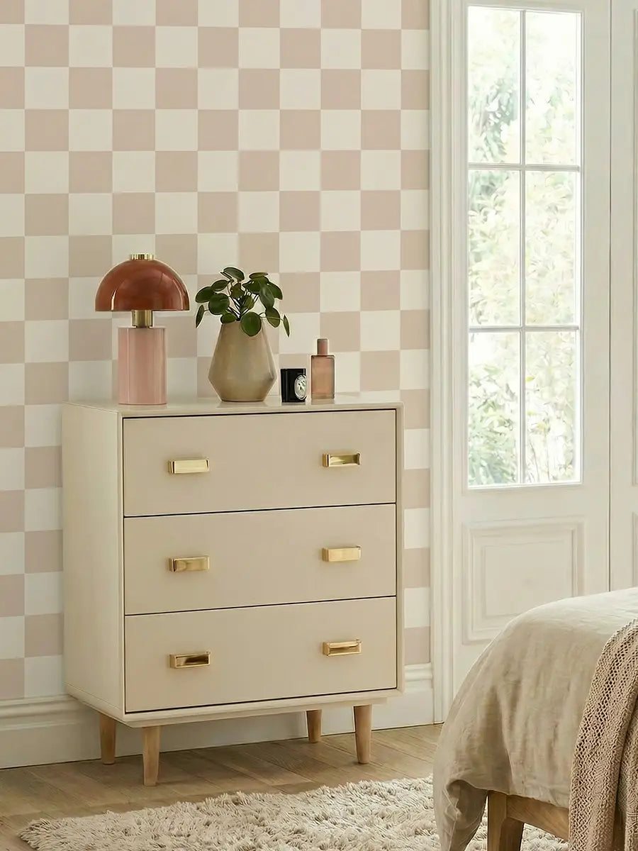 Papier peint Damier sur mesure