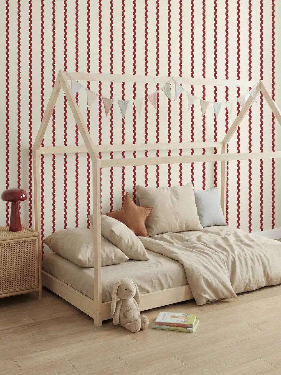 Papier peint Rayures Circus sur mesure