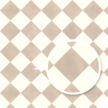 Papier peint losanges beige