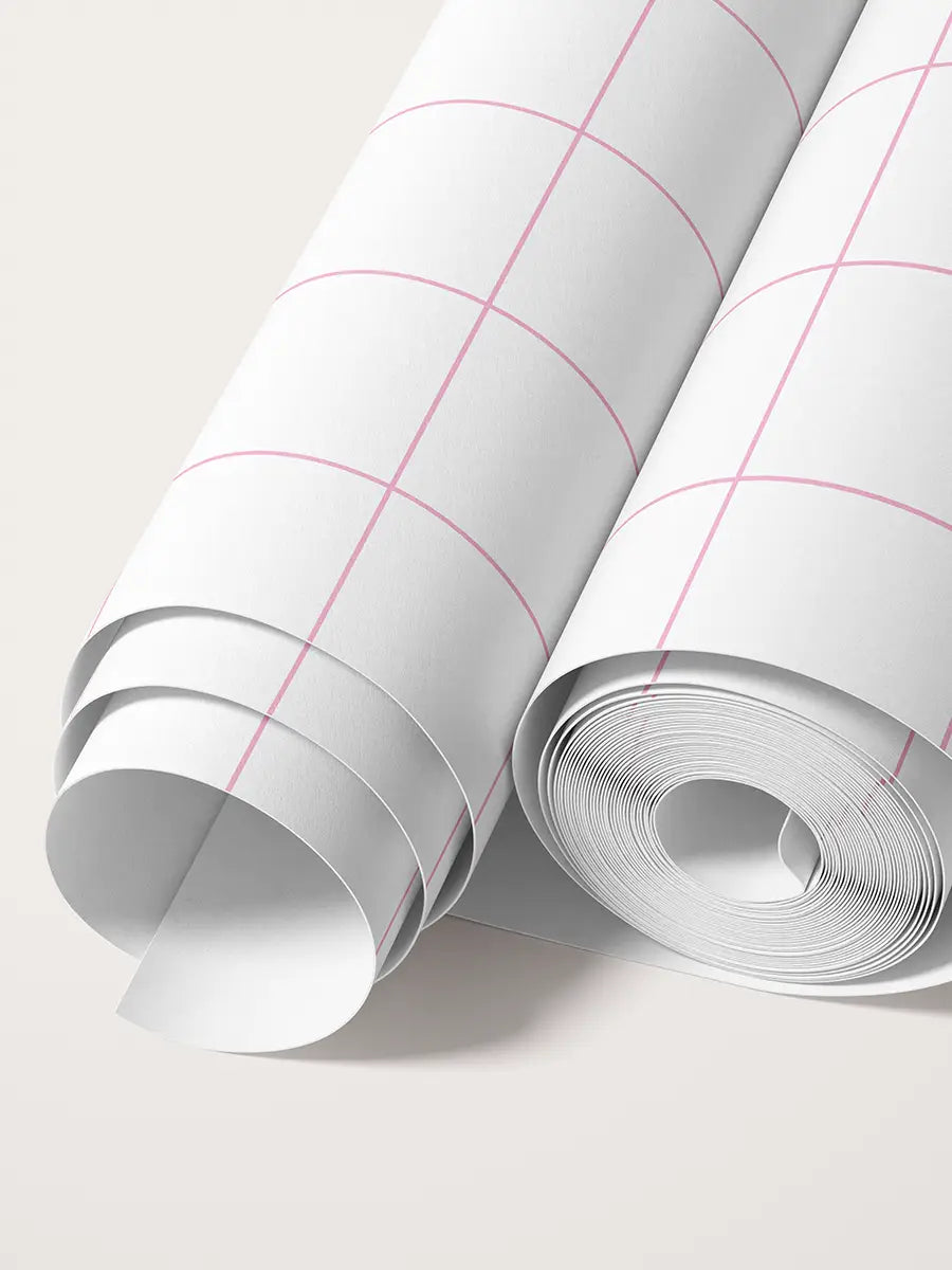 Papier peint Carreaux Rose Bubblegum