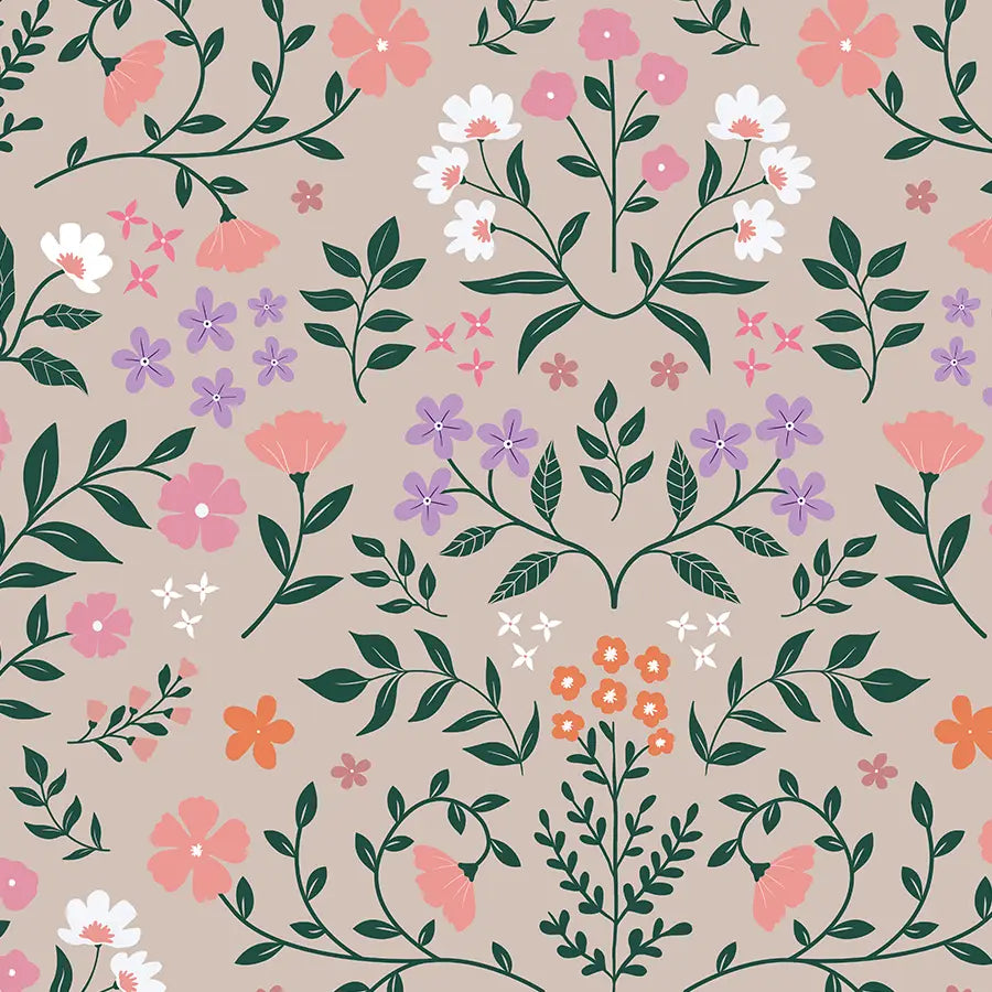 Papier peint Jardin Anglais sur mesure