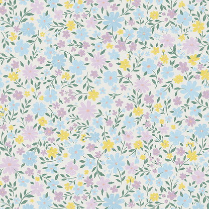 Papier peint fleuri Silena sur mesure